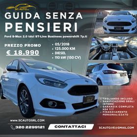 Ford S-Max 2.0 tdci ST-Line Business s&s 150cv powershift 7p.ti