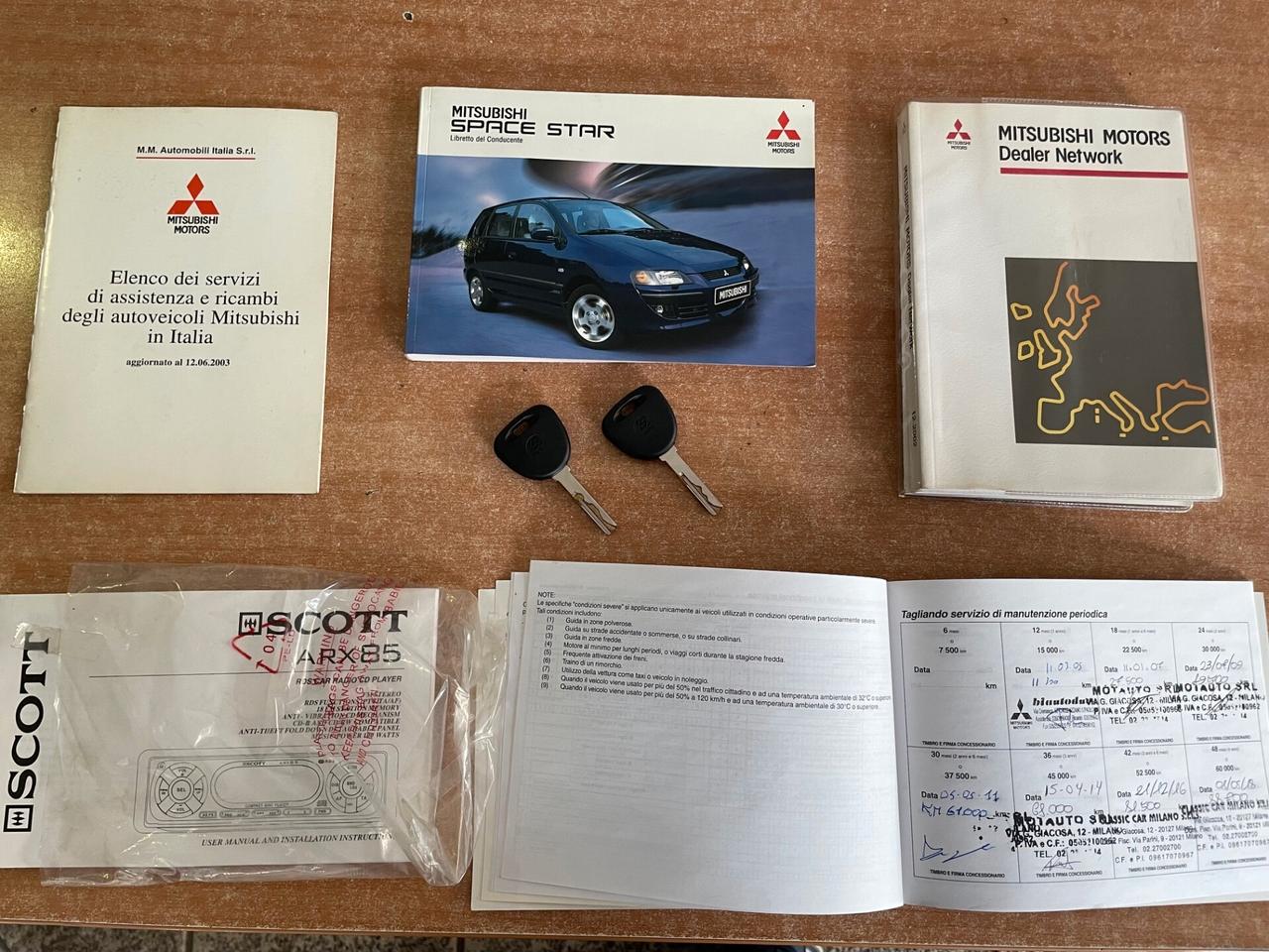 Mitsubishi Space Star 1.3i 16V EURO4 UNICO PROPRIETARIO!!!