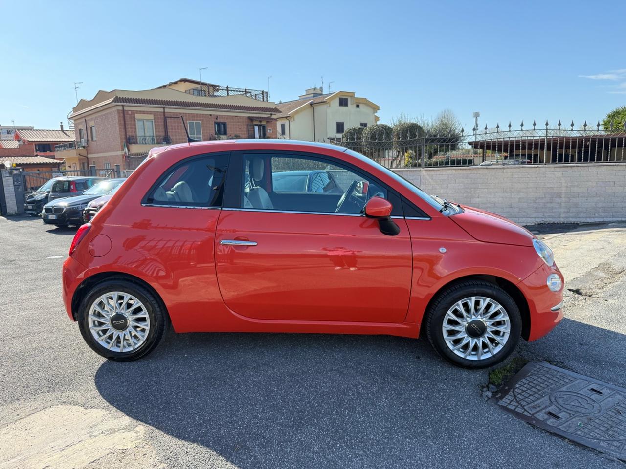 Fiat 500 1.0 Hybrid Dolcevita Rosso Corallo