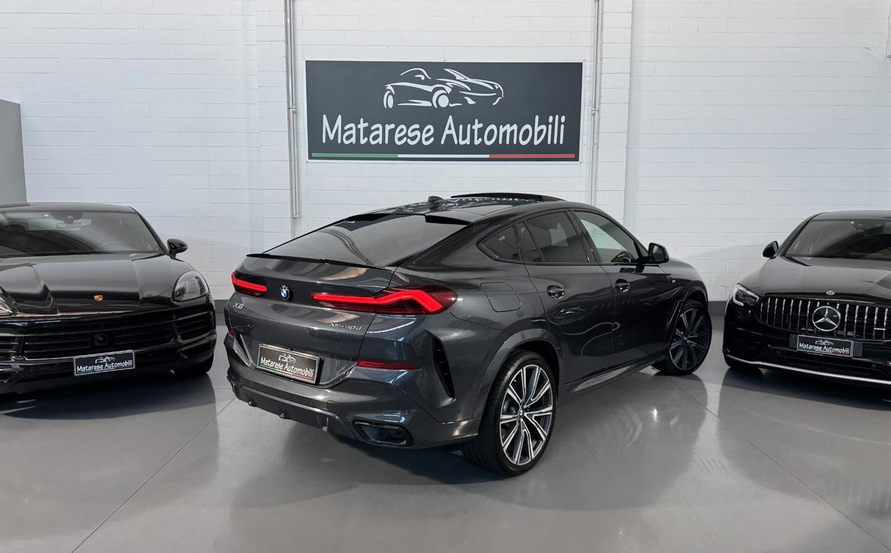BMW X6 40d MSport Xdrive mhev 3.0cc 340cv Tagliandi Ufficiali Tetto Apribile