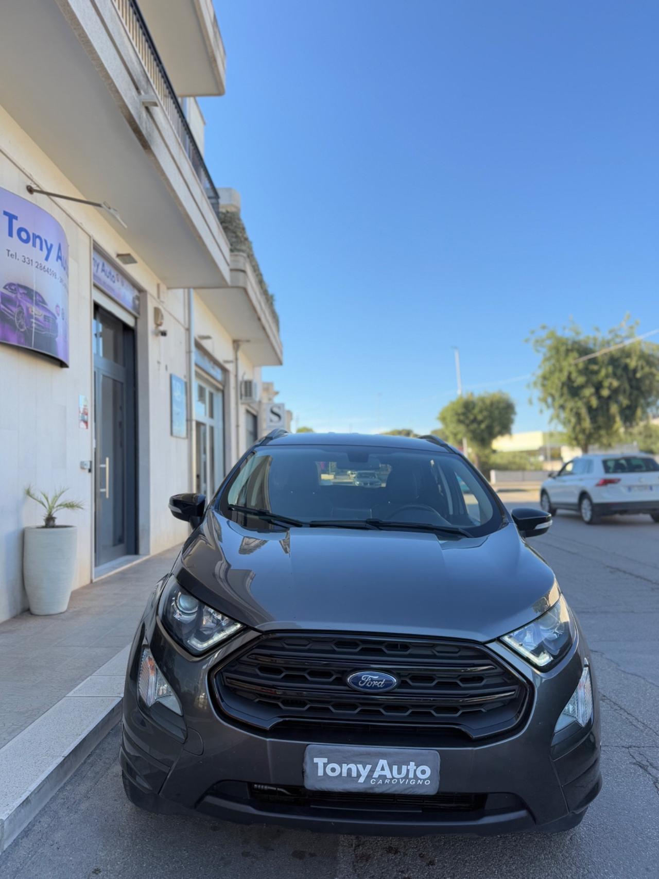 Ford EcoSport 1.0 ecoboost ST-Line NAVIGATORE,APPLE CARPLAY,FARI LED,INTERNI PELLE/ALCANTARA