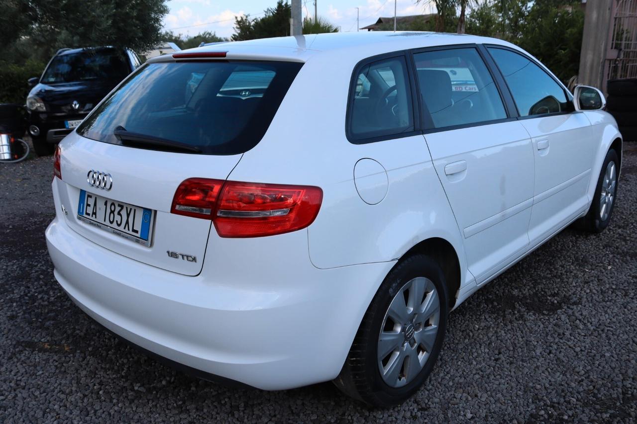 Audi A3 SPB 1.6 TDI 90CV CR F.AP AMBITION