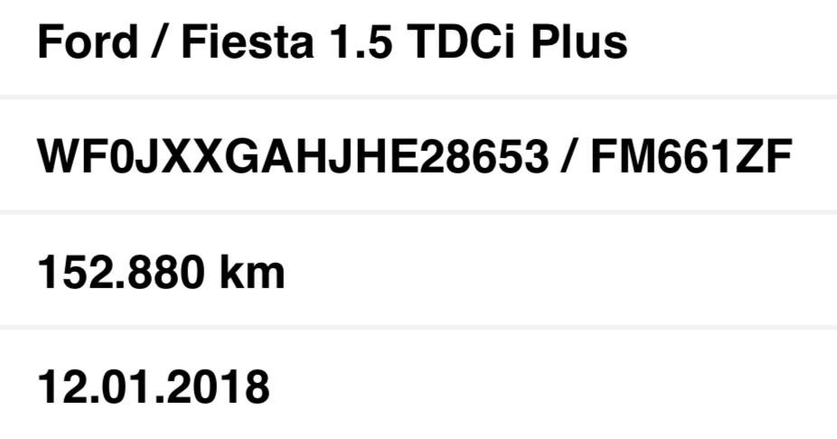 Ford Fiesta 1.5 TDCi PLUS