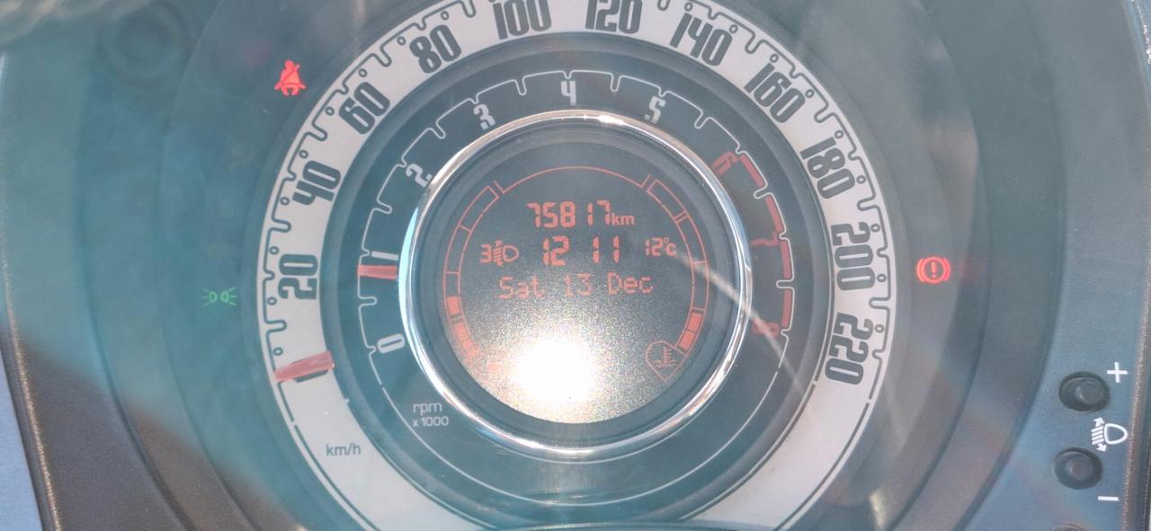 Fiat 500 1.2 Lounge unico proprietario solo km 75.000