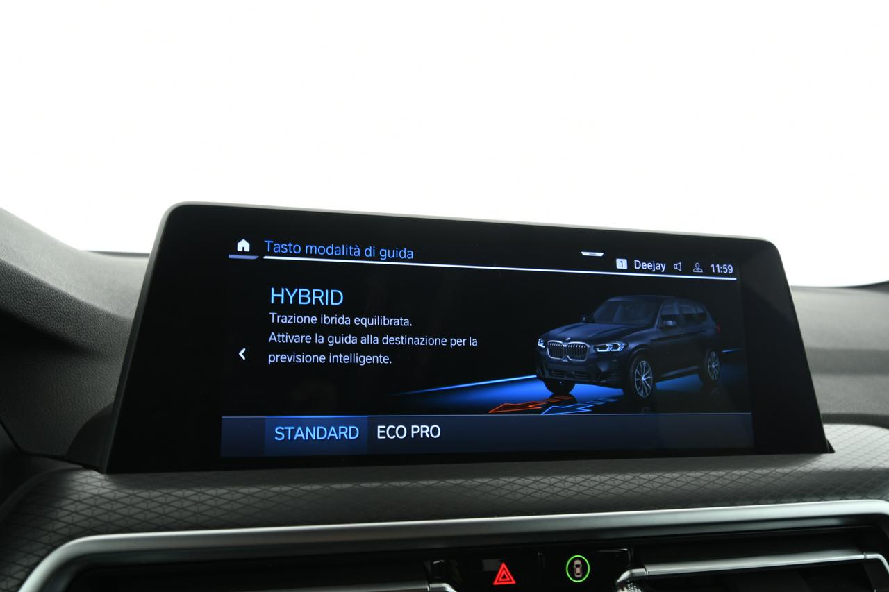 BMW X3 xdrive30e Msport auto CAMERA 360+PELLE+APP CONNECT