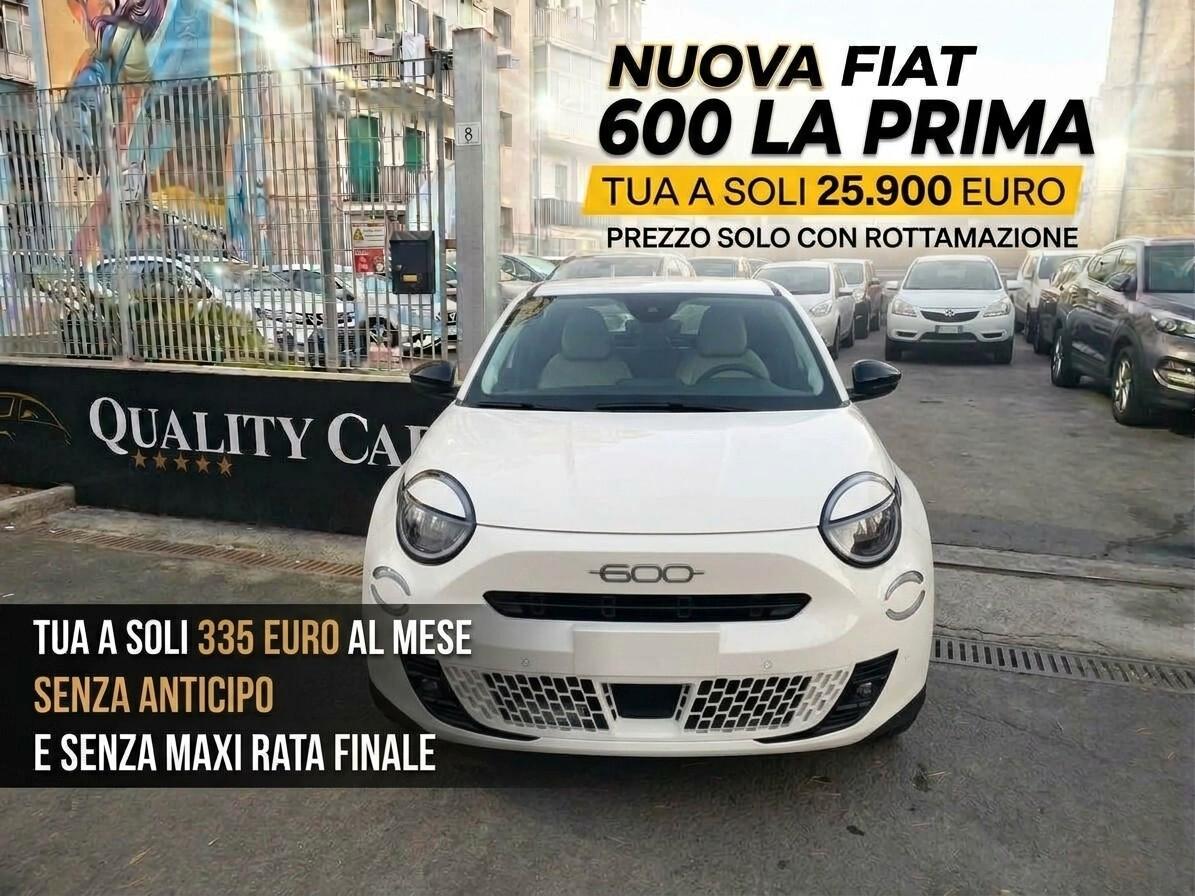 FIAT 600 LA PRIMA NUOVA A SOLI 335 EURO AL MESE