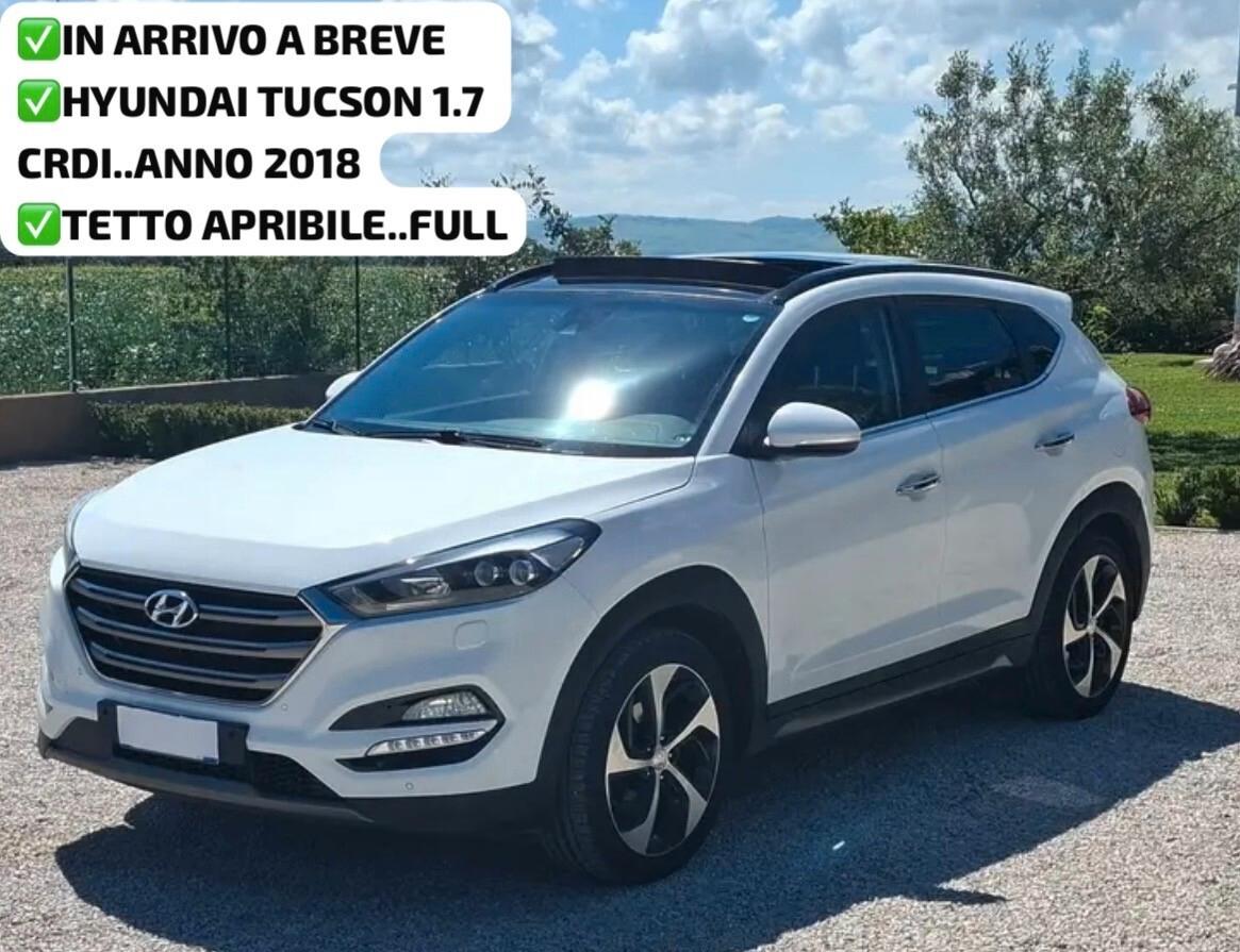 HYUNDAI TUCSON 1.7 CRDI 2WD TETTO APRIB.+NAVI+RETROCAMERA