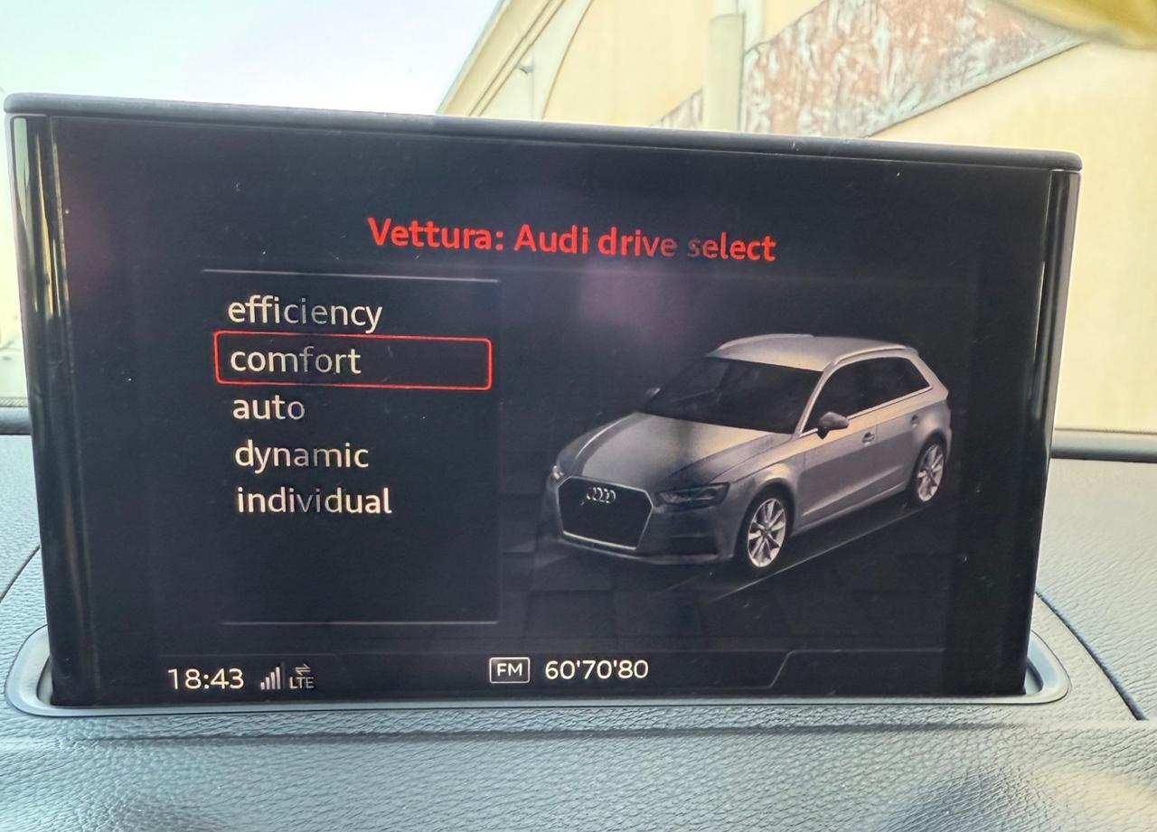 Audi A3 SPB 30 TDI S tronic S-line 2019