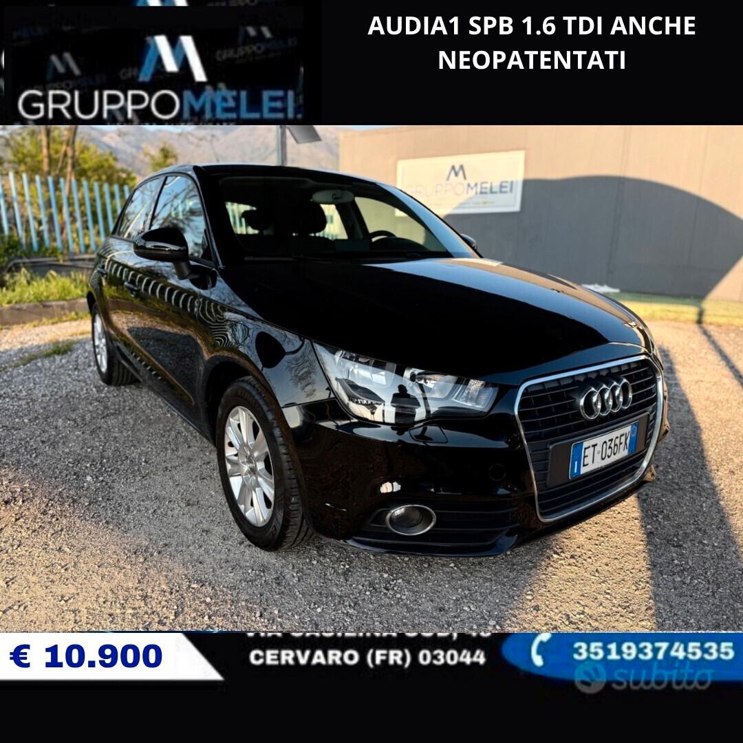 AUDIA1 SPB 1.6 TDI ANCHE NEOPATENTATI