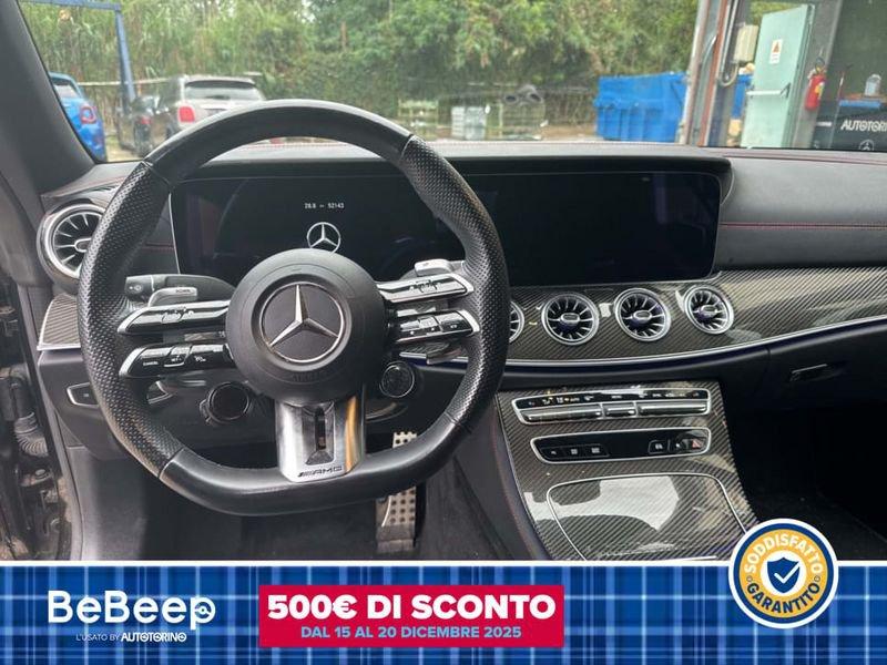 Mercedes-Benz Classe E Cbr E CABRIO 53 AMG MHEV (EQ-BOOST) 4MATIC + AUTO MY20