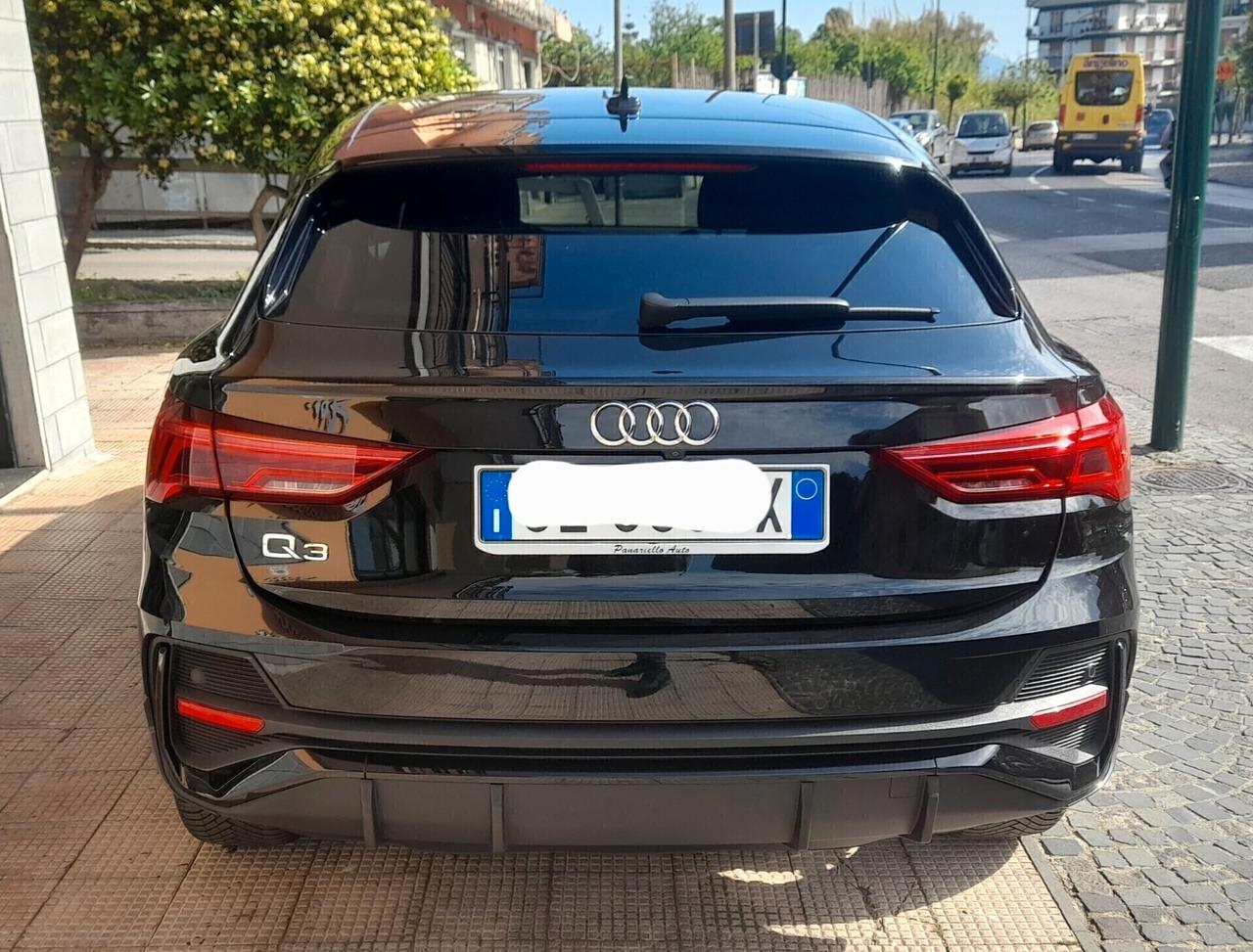 Audi Q3 35 TDI sportback S tronic S line IDENTITY BLACK