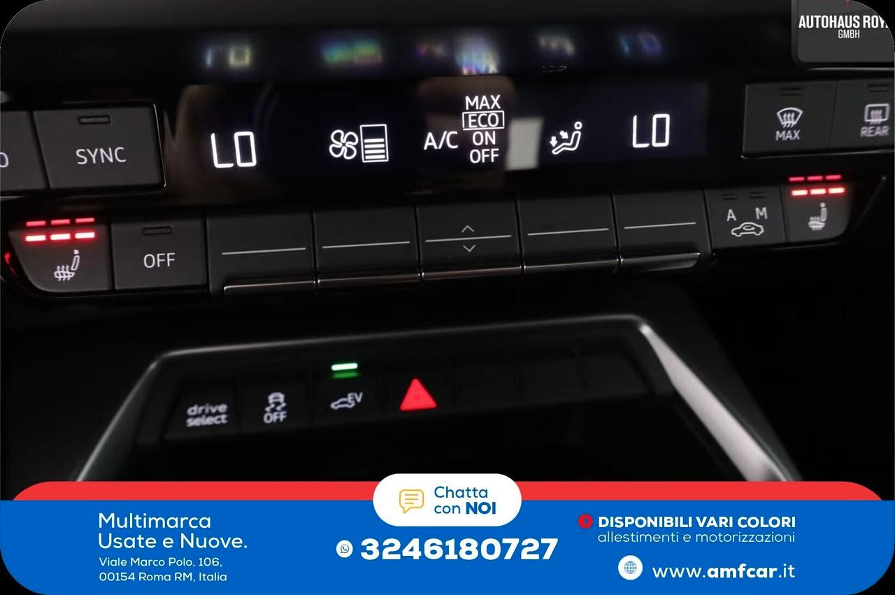 Audi A3 SPB 40 TFSI e S tronic S line