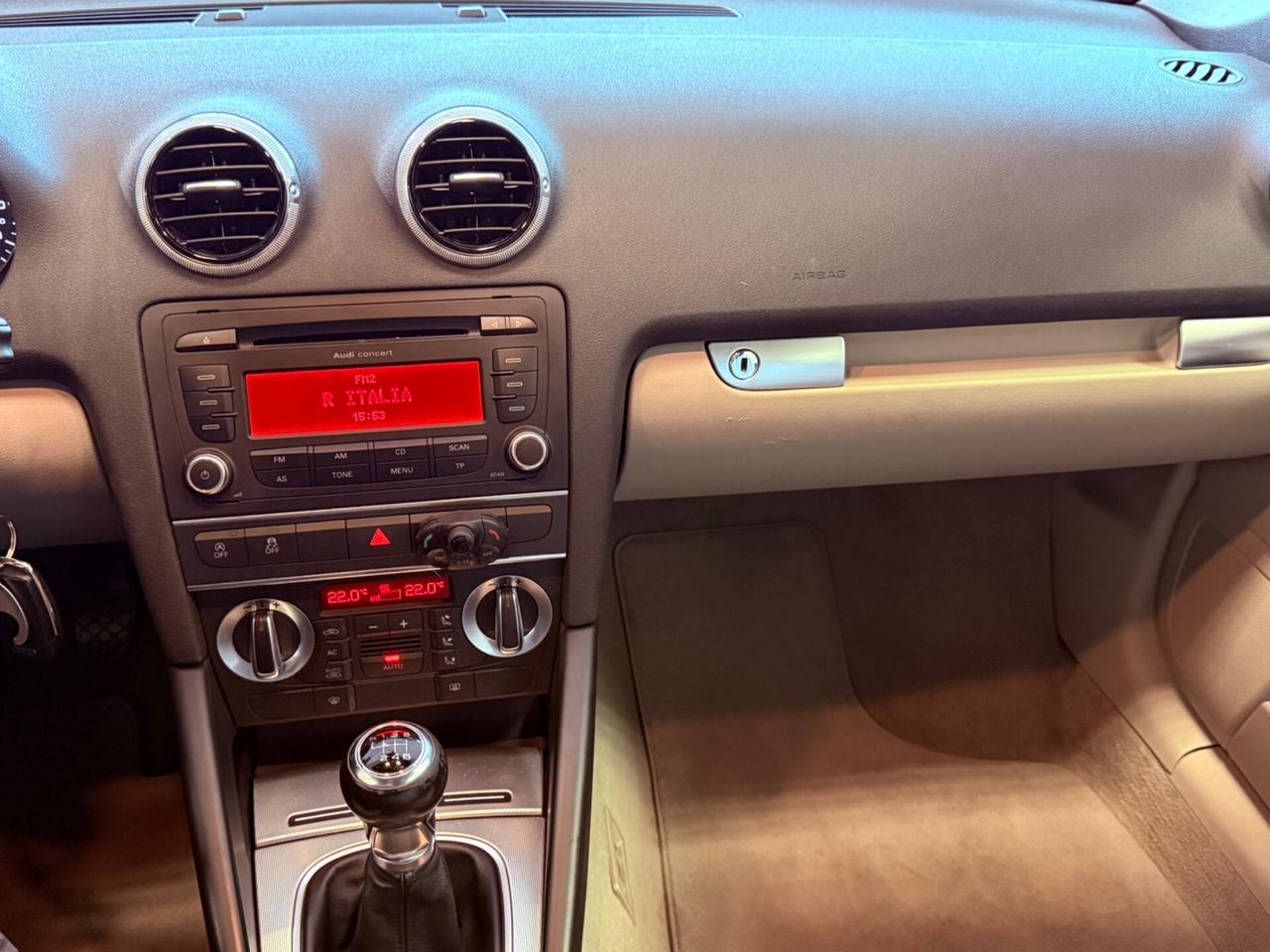 Audi A3 Cabrio Sline 2.0 TDI 140 CV CR Ambition