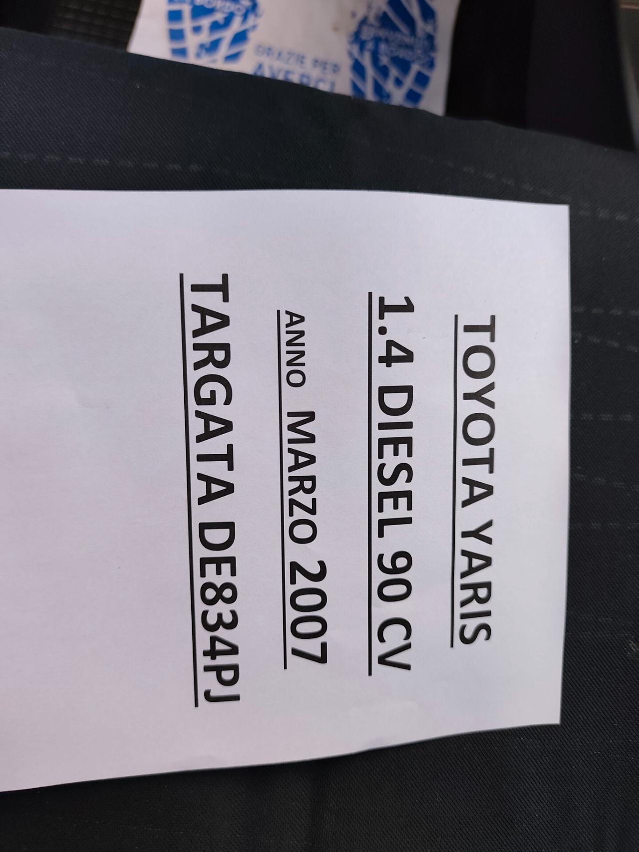 Toyota Yaris 1.4 D-4D 5 porte Sol