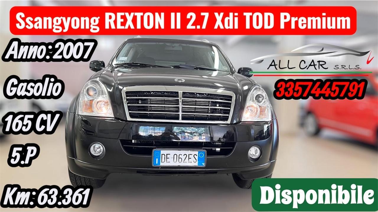 Ssangyong REXTON II 2.7 XDi TOD Premium 4WD