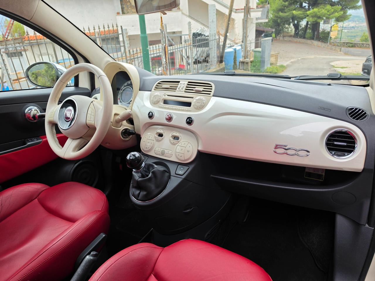 Fiat 500 1.2 Lounge *Pelle*Tetto*bianco perla