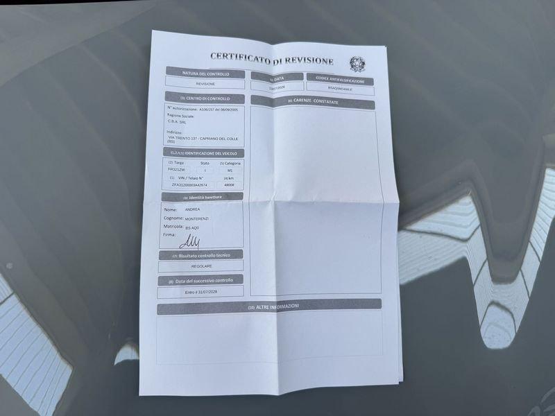 FIAT Panda 1.2 Easy 69cv E6 UNIPRO NEOPATENTATI CRONOLOGIA TAGLIANDI