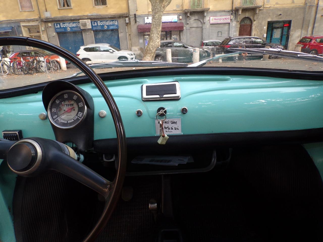 FIAT Autobianchi 500F - GIARDINIERA - ESEMPLARE UNICO - ISCRITTA ASI - LIBRETTO ORIGINALE