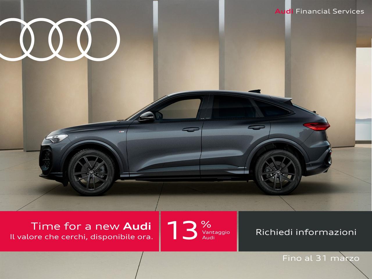 Audi Q5 sportback 2.0 tfsi mhev+ s line edition quattro 204cv s-tronic