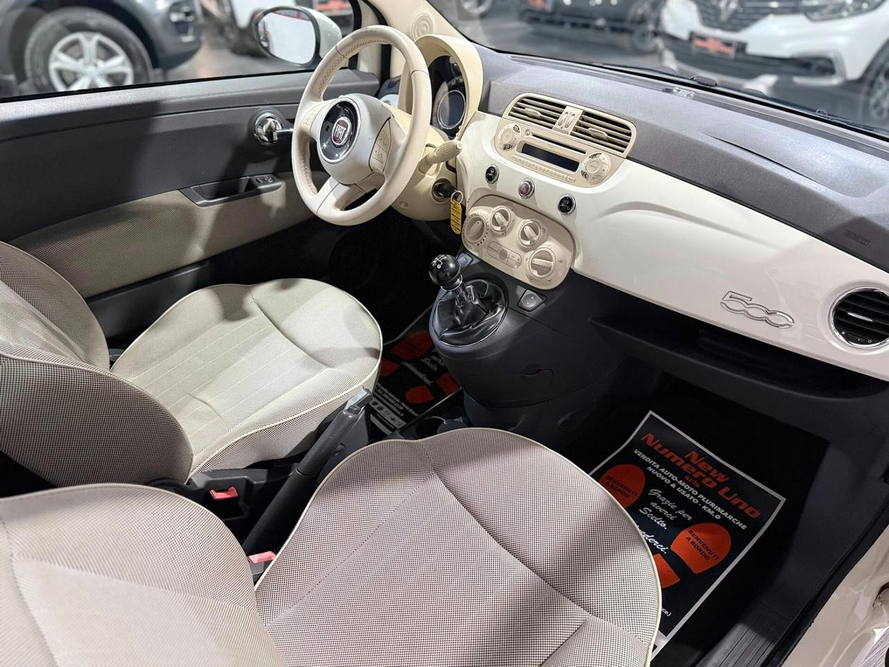 Fiat 500 1.2 benz 69cv Lounge 2010 Con soli 100.000KM