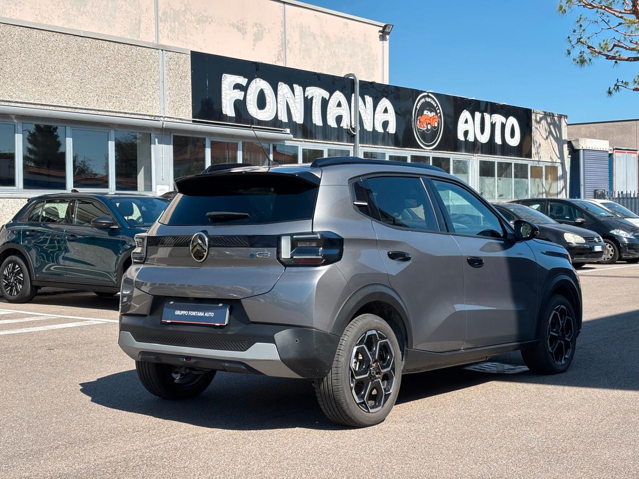 Citroen C3 e-C3 motore elettrico 113 CV Max