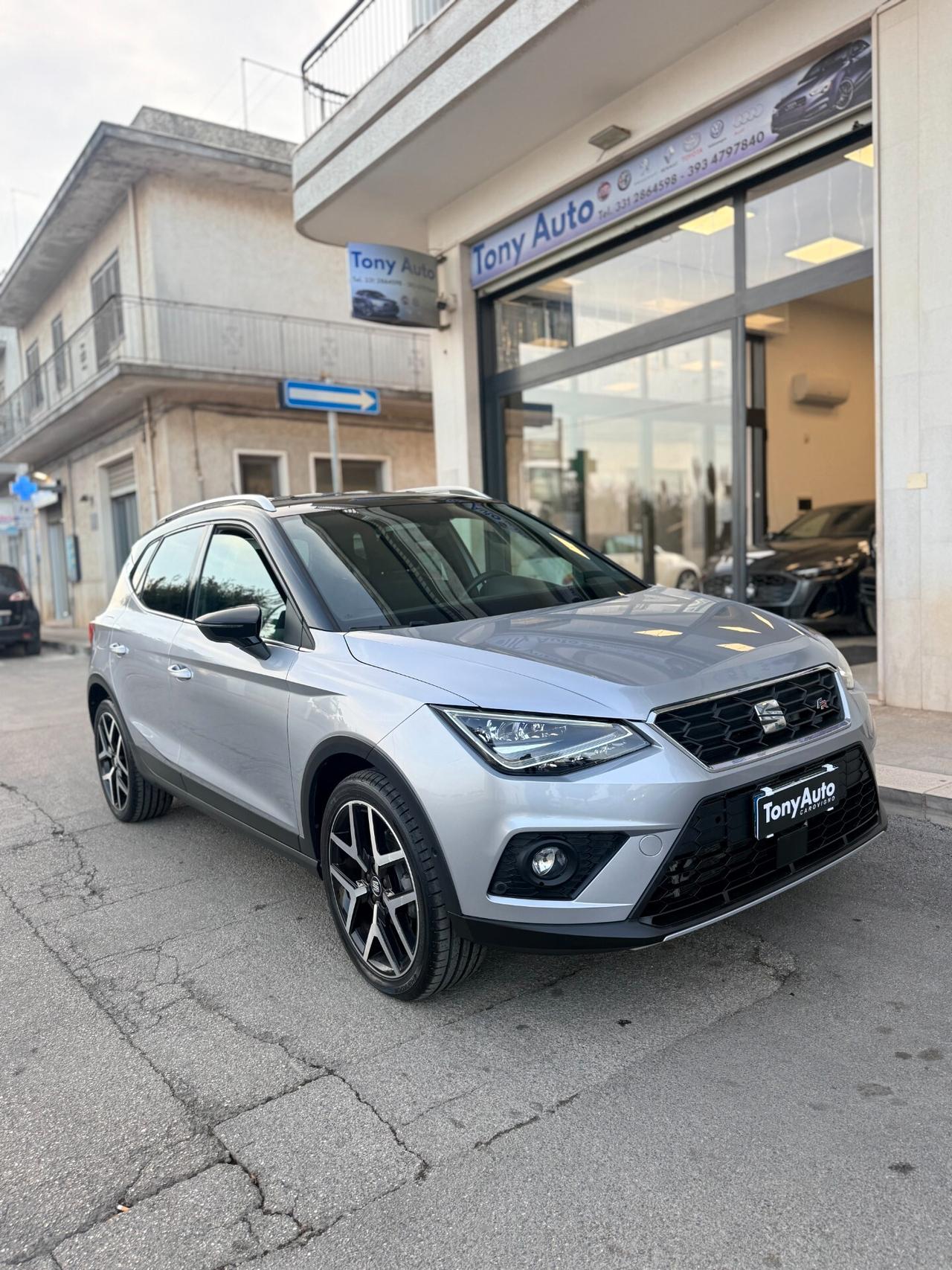 Seat Arona 1.0 TGI FR BENZINA/METANO DI SERIE, CON APPLE CARPLAY,ANDROID AUTO,TELECAMERA,NAVI,FULL LED