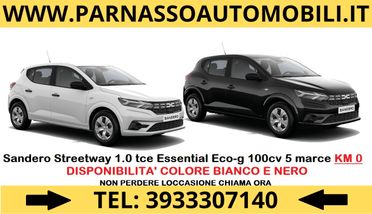 Dacia Sandero Streetway 1.0 tce Essential Eco-g 100cv 5 marce