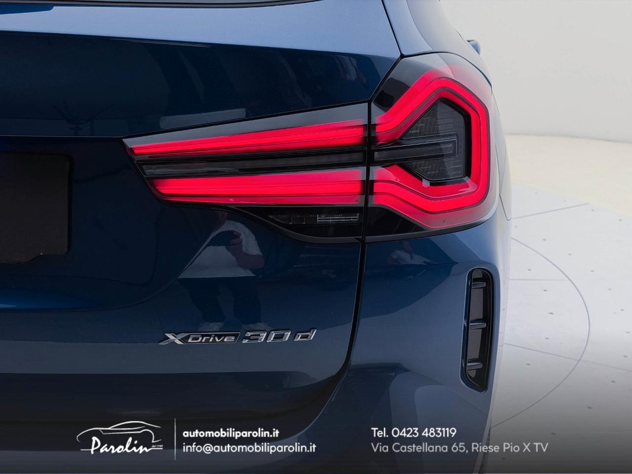 BMW X3 xDrive30d mhev 48V MSport Tetto-Pelle-ACC-360°