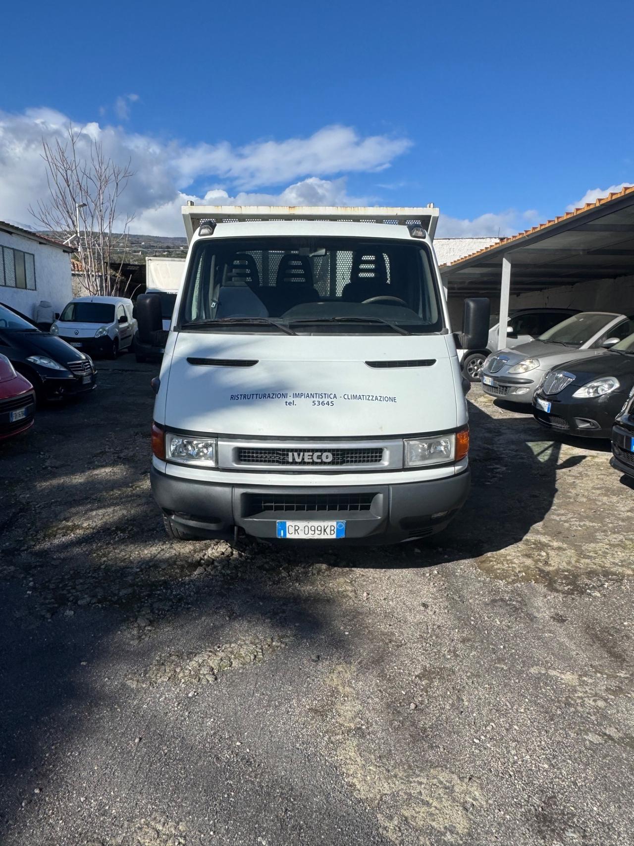 Iveco Daily 35c13 ribaltabile tre laterale anno 2004