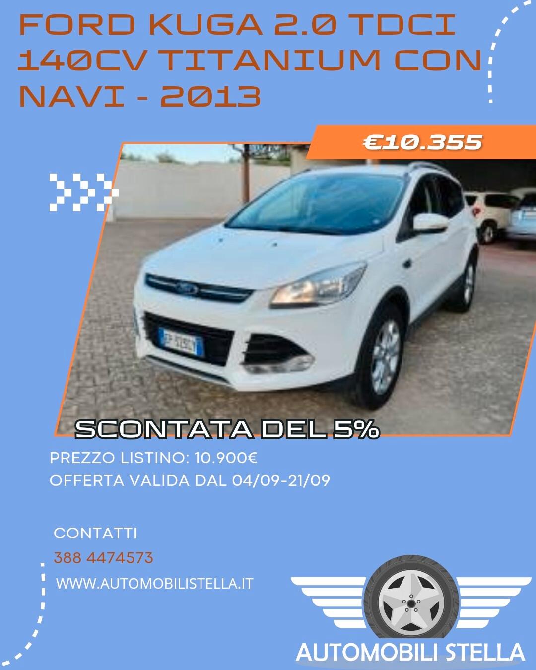 Ford Kuga 2.0 TDCI 140 CV Titanium - NAVI/PELLE