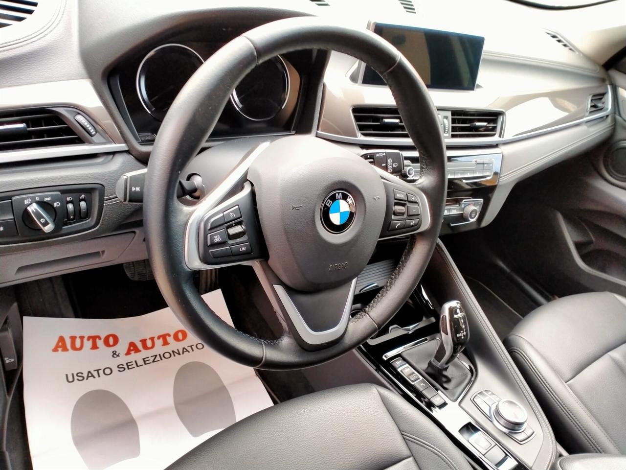 BMW X1 18D XDRIVE M.Y.20 XLINE / PELLE TOTALE / NERO LUCIDO