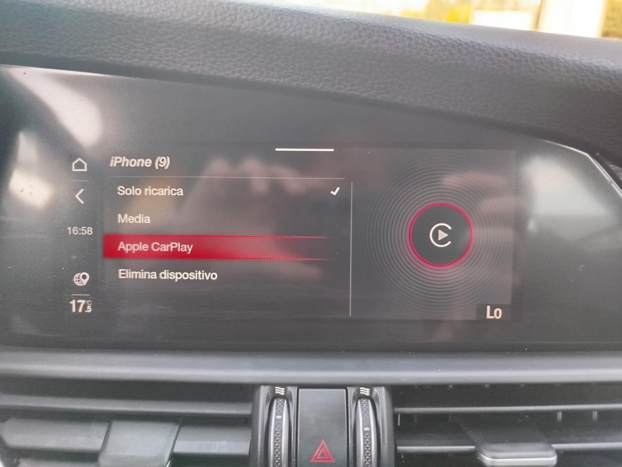 ALFA ROMEO GIULIA AT8 2.2 RESTYLING *PREZZO VERO* TAGLIANDO ALFA- KM CERTIFICATI