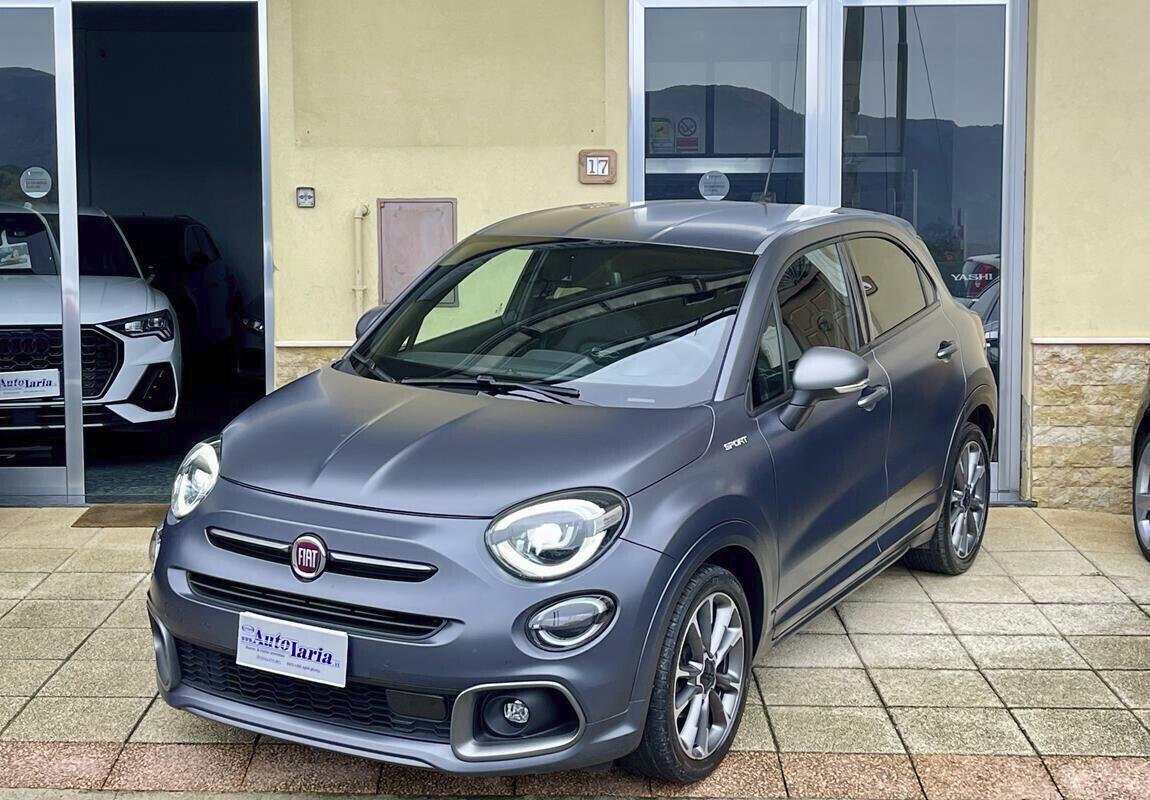 Fiat 500X 1.6 MultiJet 130 CV Sport Fari Full LED, Retrocamera, Navigatore, Cerchi 18, Grigio opaco