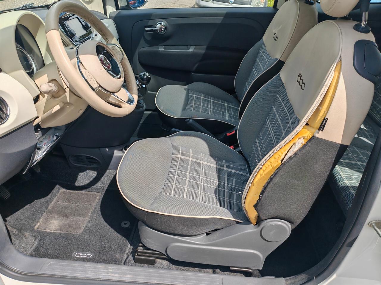 Fiat 500 1.2 Lounge Incidentata/Sinistrata