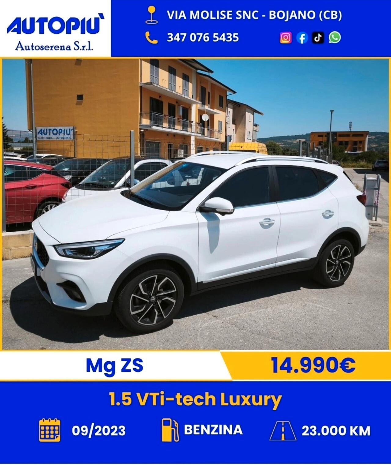 Mg ZS 1.5 VTi-tech Luxury