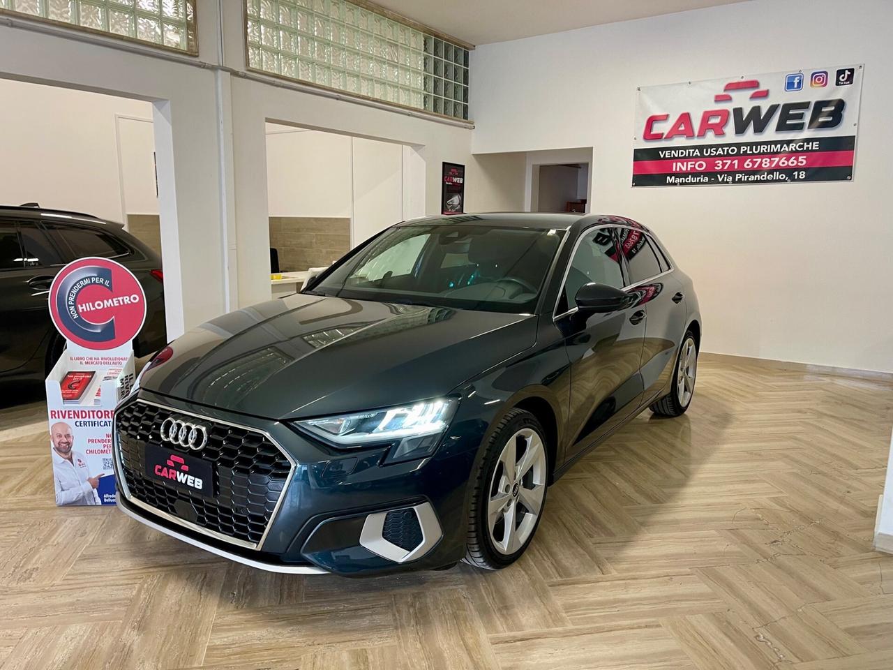 AUDI A3 SPB 35 2.0 TDI 150cv Advanced 2021