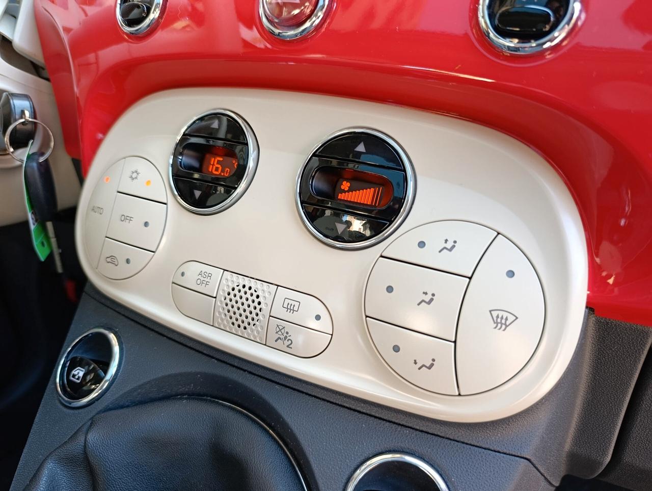 Fiat 500 1.2 Lounge Rosso Corallo km 36.317