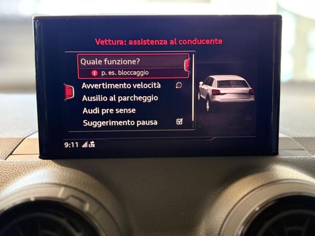 AUDI Q2 1.0 TFSI 116cv S tronic SED.RISCALDABILI PRE SENSE