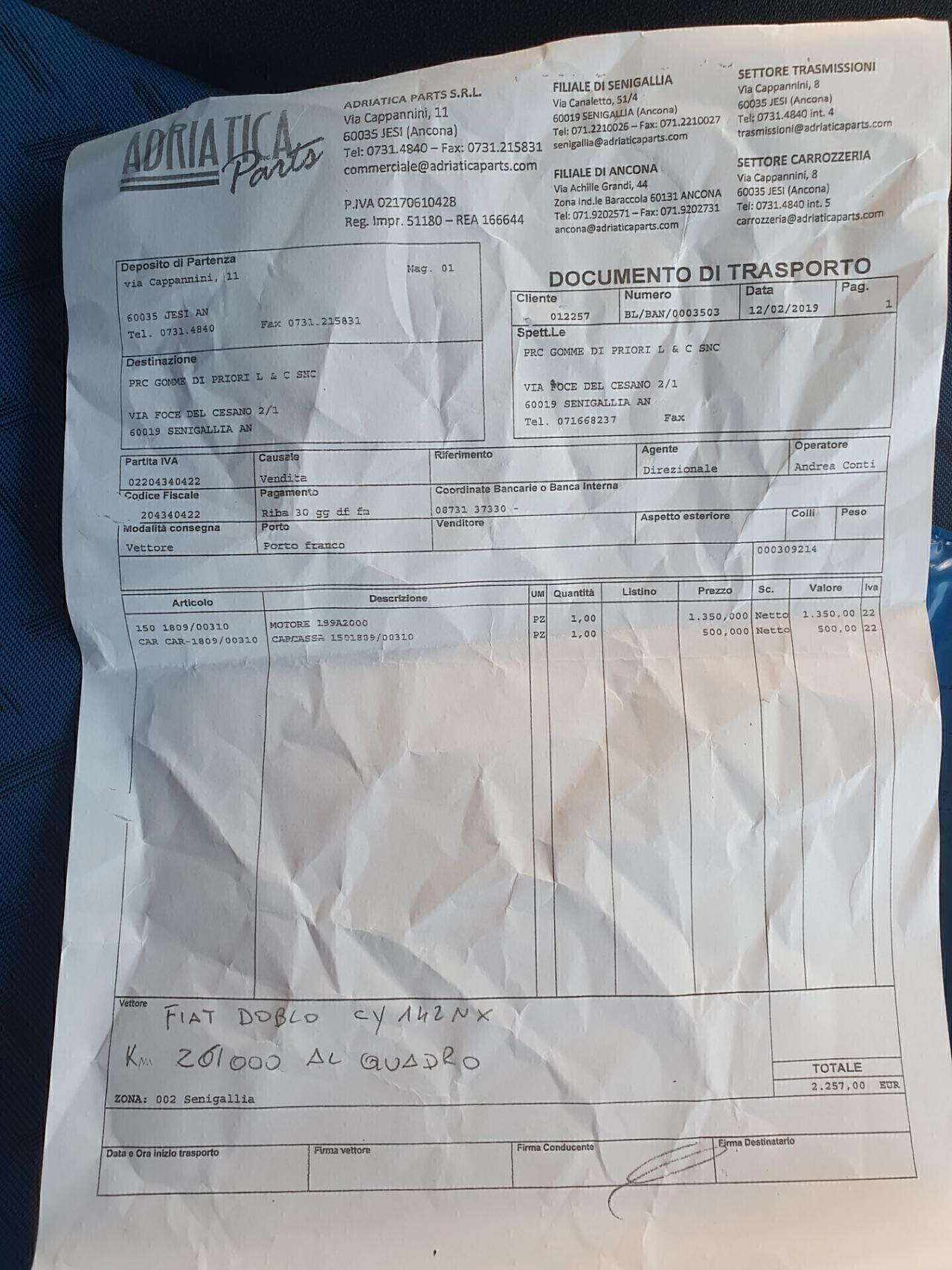 Fiat Doblo Doblò 1.3 MJT 75cv manuale 2005