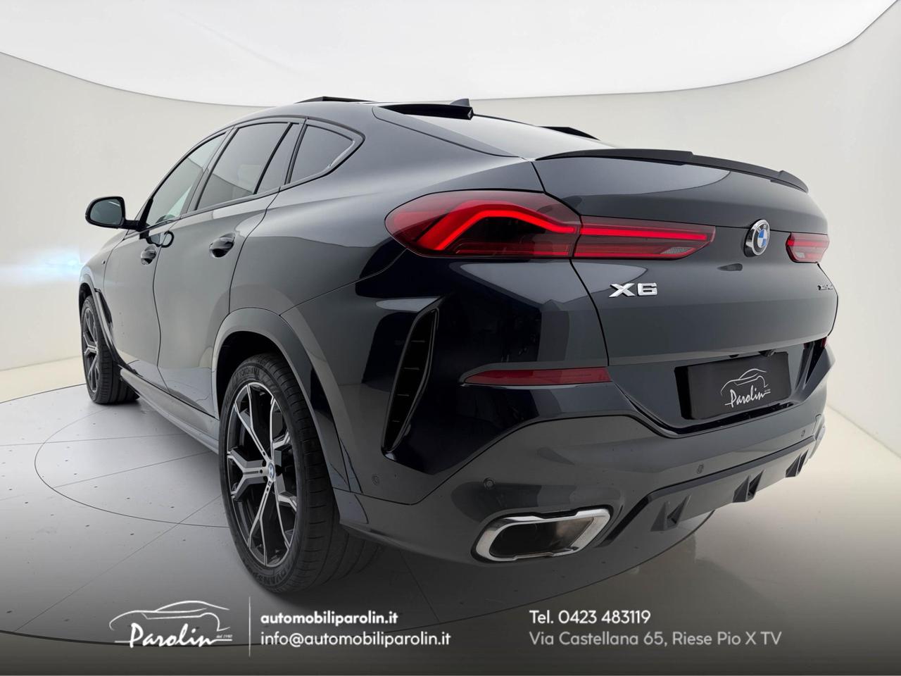 BMW X6 xDrive40d mhev 48V Msport Tetto-360°-21''