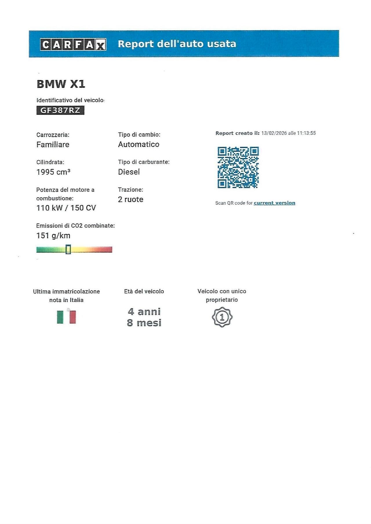 Bmw X1 sDrive18d XLine *SUPER FULL OPT.* daVETRINA