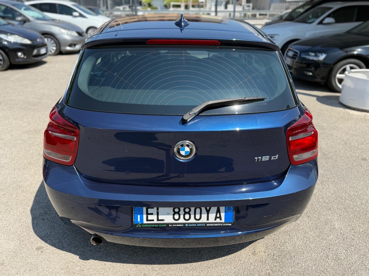 Bmw 118 118d cat 5p Automatica Attiva DPF