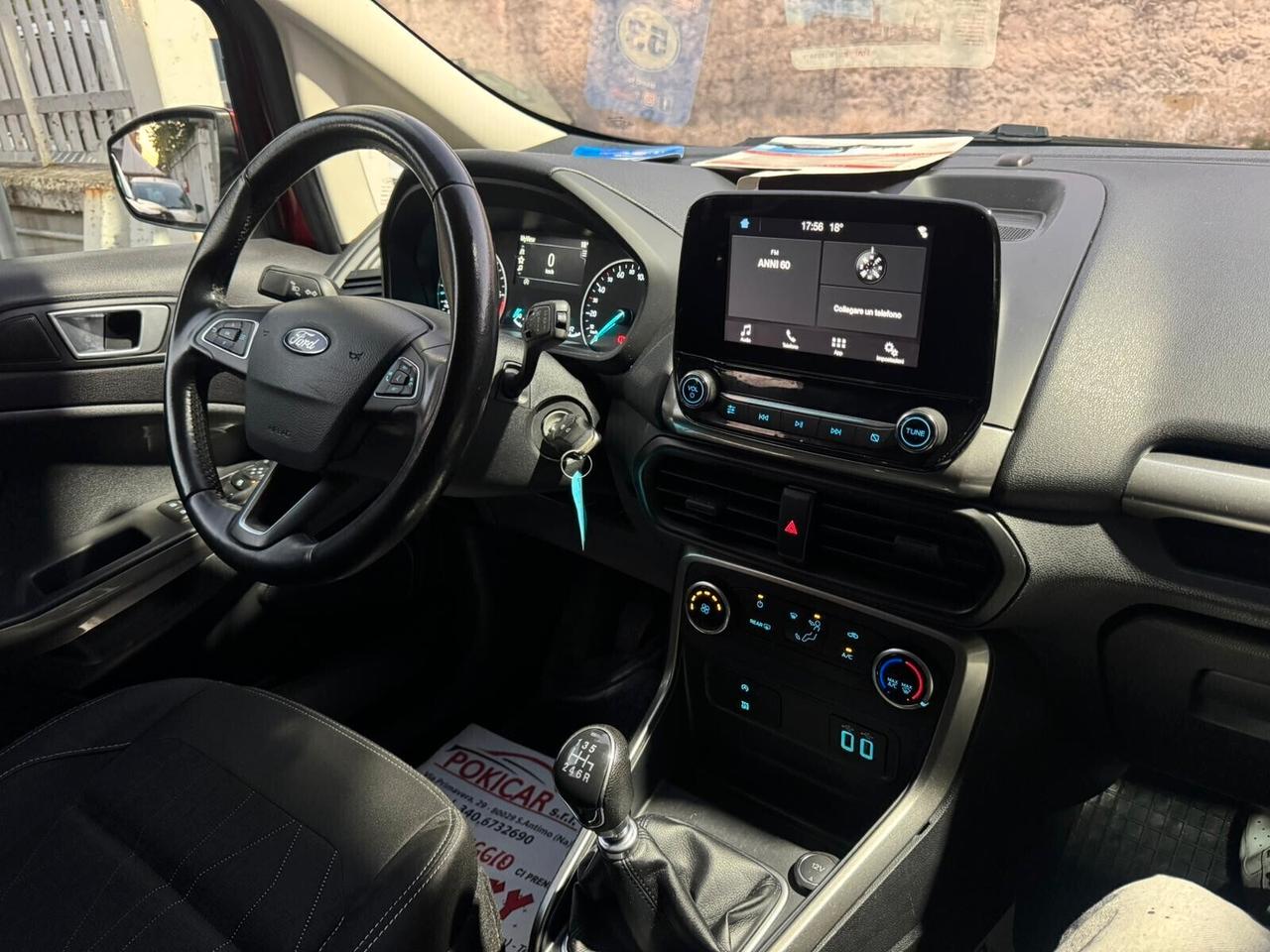 Ford EcoSport 1.5 TDCi 99 CV 2018 GANCIO TRAINO A SCOMPARSA