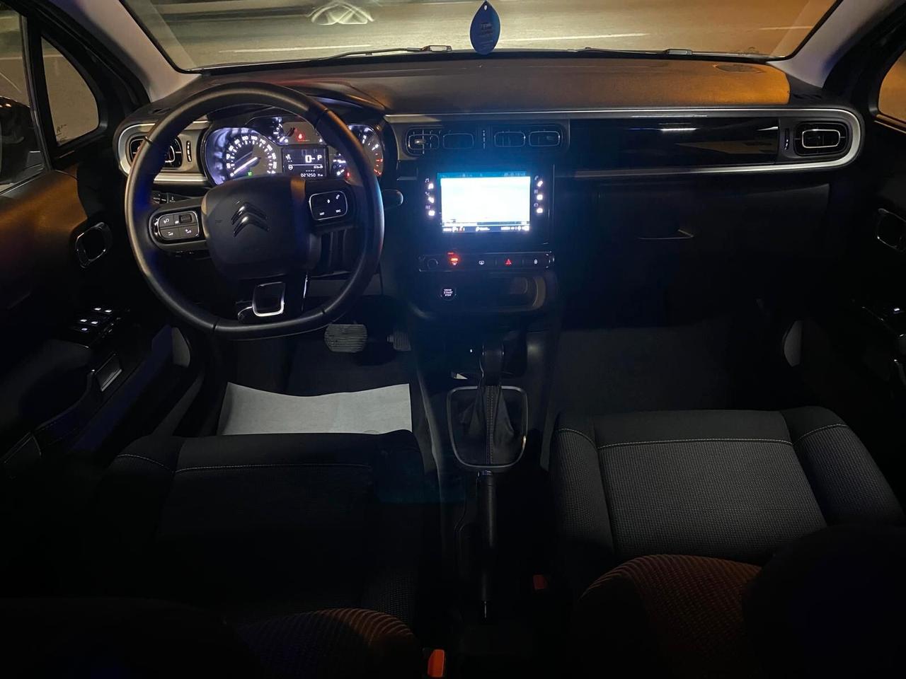 Citroen C3 PureTech 110 S&S EAT6 Max KM 33798 GRIGIO MEDIO