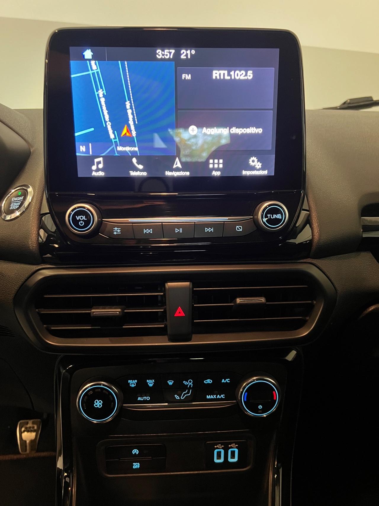 Ford EcoSport 1.0 EcoBoost 100 CV ST-Line Black Edition