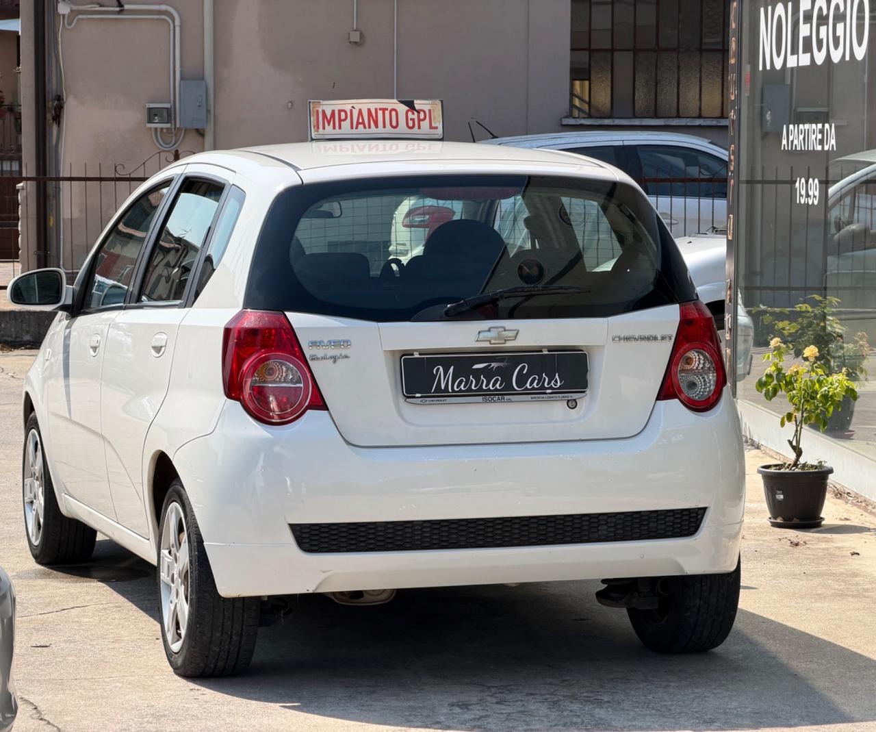 Chevrolet Aveo-Motore revisionato-GPL 2030-Neopatentati