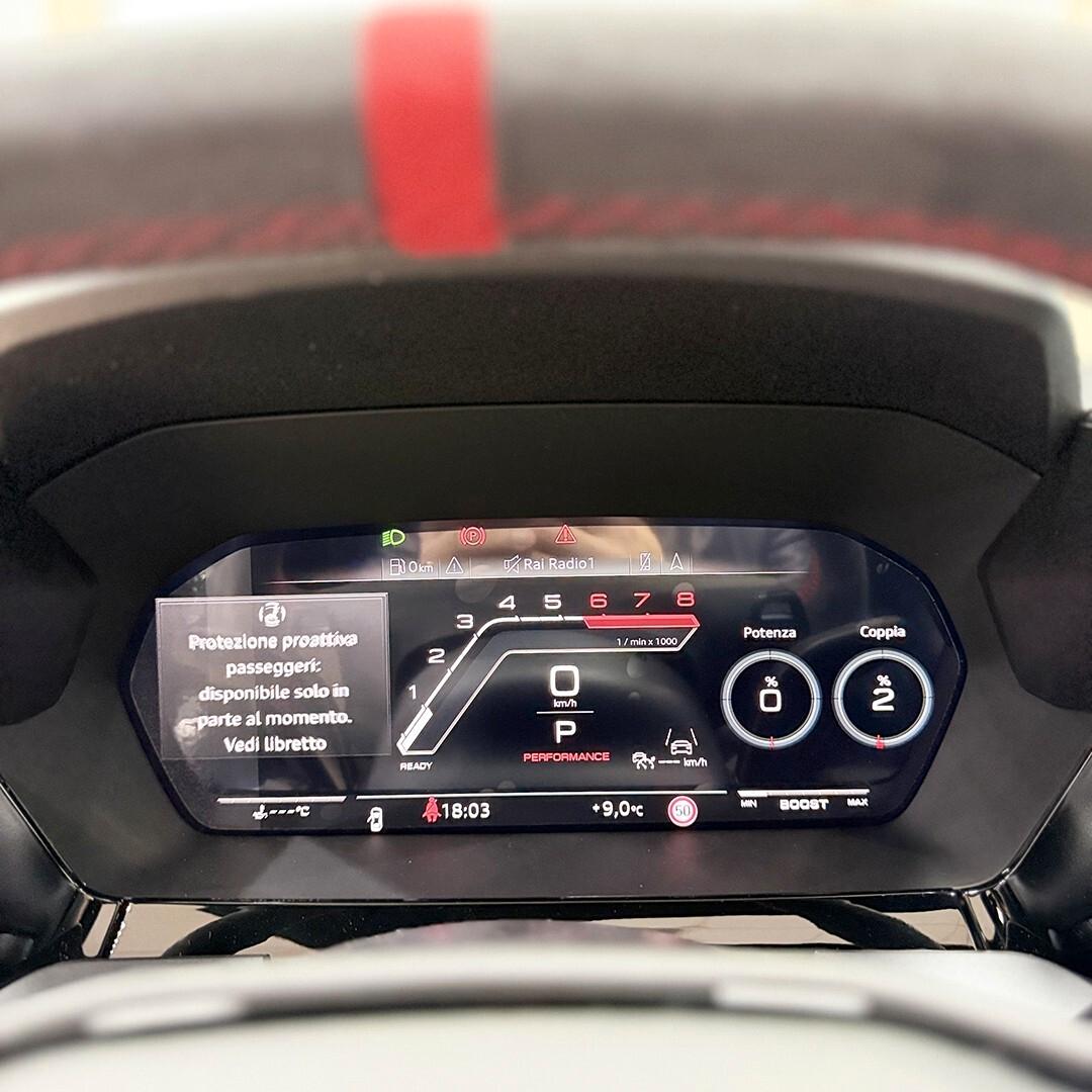 Audi RS3 SPB TFSI quattro S tronic |TETTO+SEDILI A GUSCIO+SONOS|