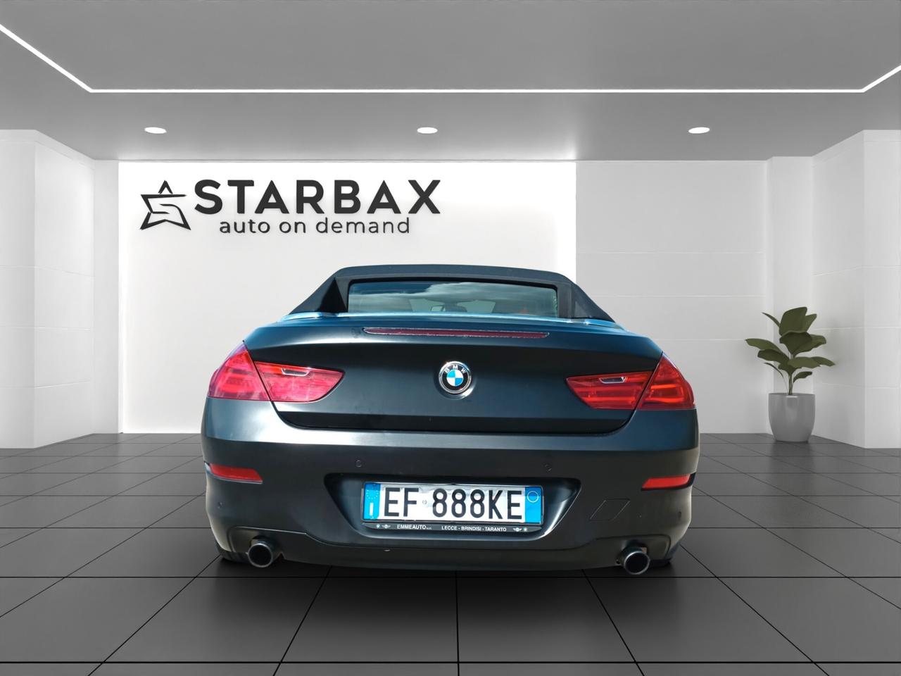 Bmw 640i Cabrio Futura Head Up display Interni in pelle FULL