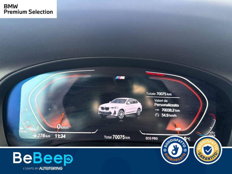 BMW X4 XDRIVE20D MHEV 48V MSPORT AUTO