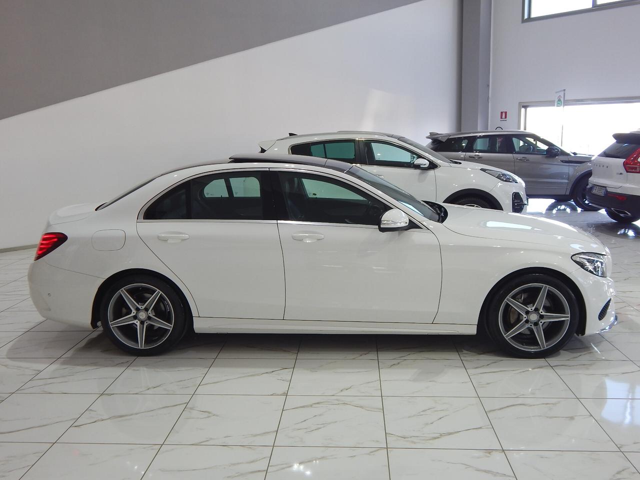 Mercedes-Benz C 220 d Premium AMG Aut. TETTO-NAVI-PELLE-PARK-XENON-LED